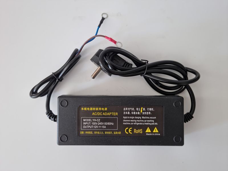 Блок живлення для обігрівача: перехідник 220V на 12V (потужність 15А) 123393 фото
