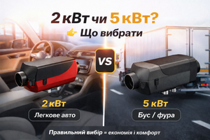 ✍️ Как выбрать: 2 кВт или 5 кВт автономный обогреватель? фото